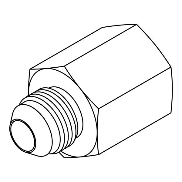 Hydraulic Fitting-International16MJ-16FJIS, Tompkins, Mfr#: 3871-16-16